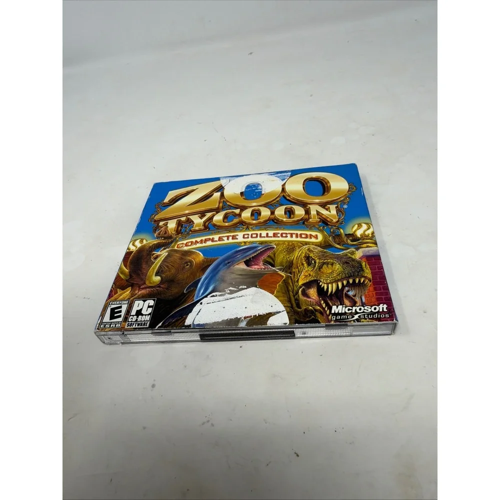 Zoo Tycoon Complete Colection PC CDROM Microsoft 03 Marine Mania Dinosaur Digs E
